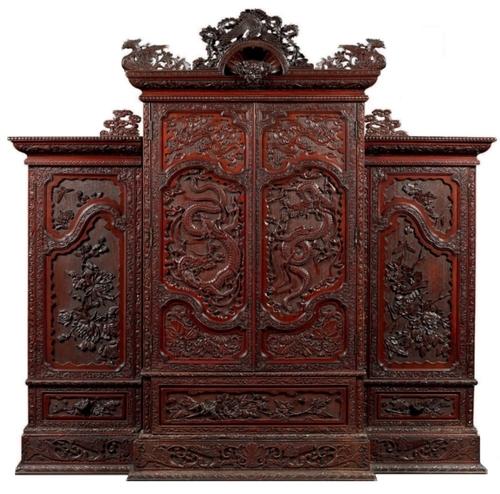 Asian wooden cabinet