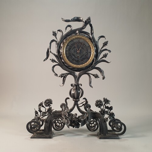 Attributed lode van boeckel iron clock