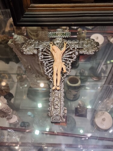 Christ ivory and silver