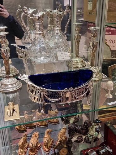 19th C. silver jardiniere