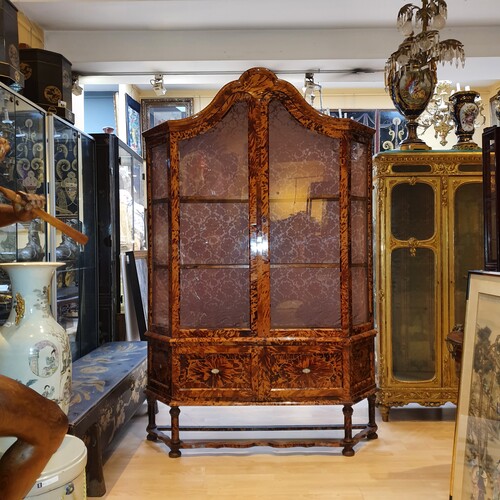 A tortoiseshell display cabinet by maison franck. Antwerp circa 1900