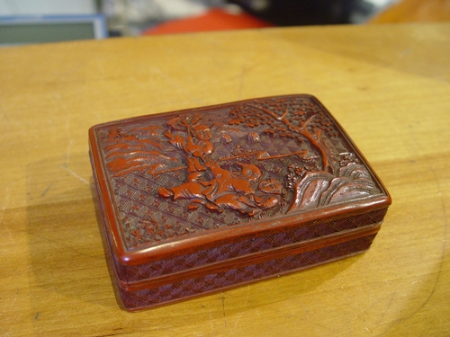 Chinese lacquered box